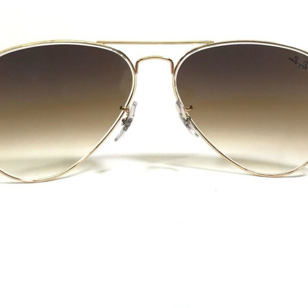 Ray-Ban Sunglasses RB3025 AVIATOR LARGE METAL 001/51 Gold with Brown Lenses